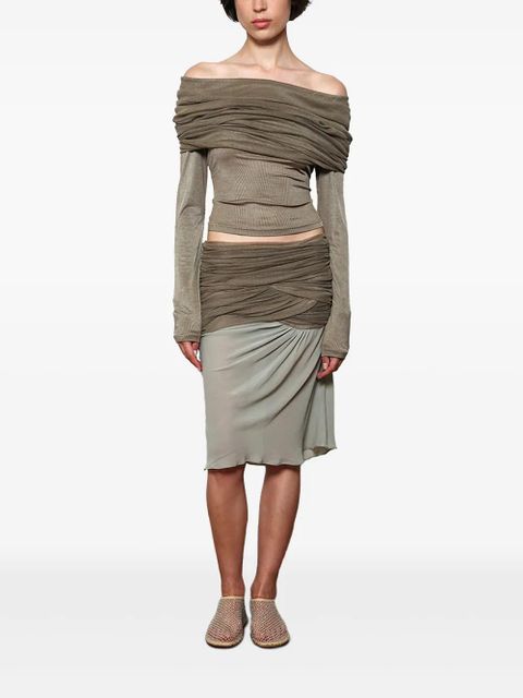 Christopher Esber Sonora Veiled top - Neutrals - zdjęcie produktu nr 2