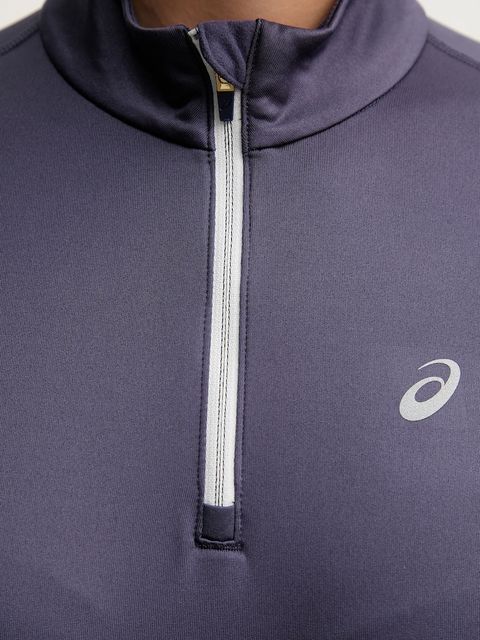 Asics longsleeve sportowy kolor fioletowy z półgolfem 2012D294