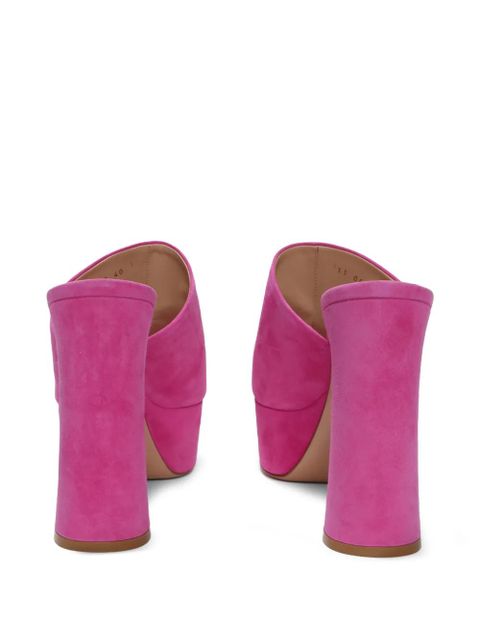 Gianvito Rossi suede platform sandals - Pink - zdjęcie produktu nr 2