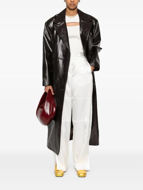 Jil Sander satin trousers - White - zdjęcie produktu nr 2