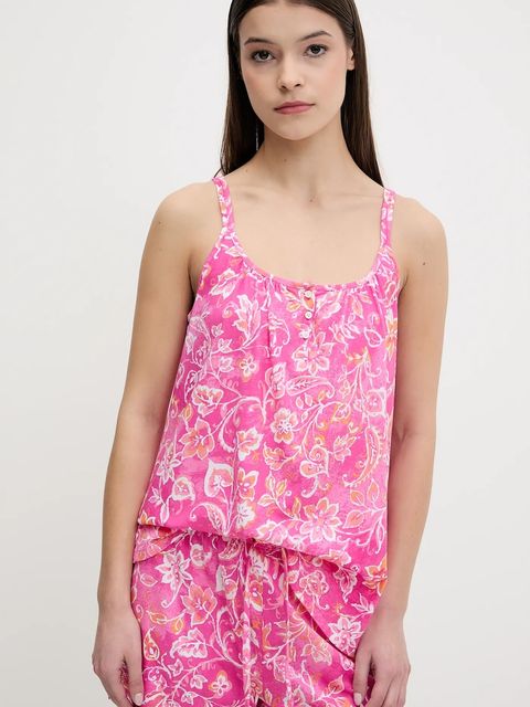 Lauren Ralph Lauren piżama damska kolor turkusowy ILN12428 - zdjęcie produktu nr 2