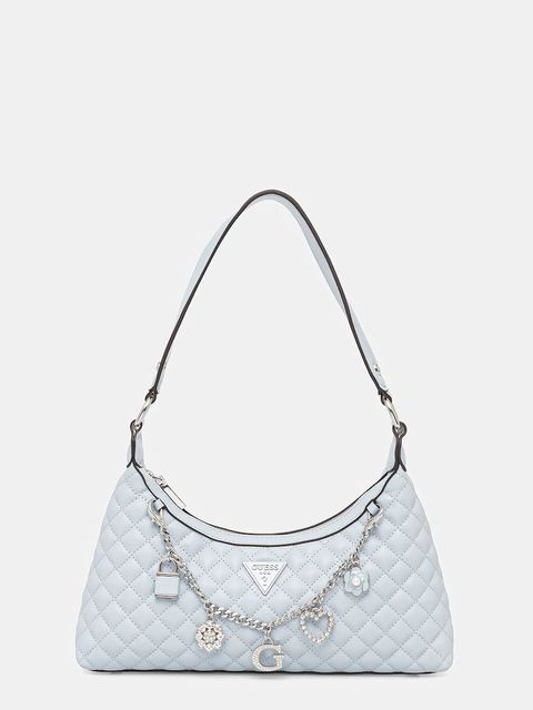 Guess torebka EVERLEE kolor niebieski HWEY86 79180