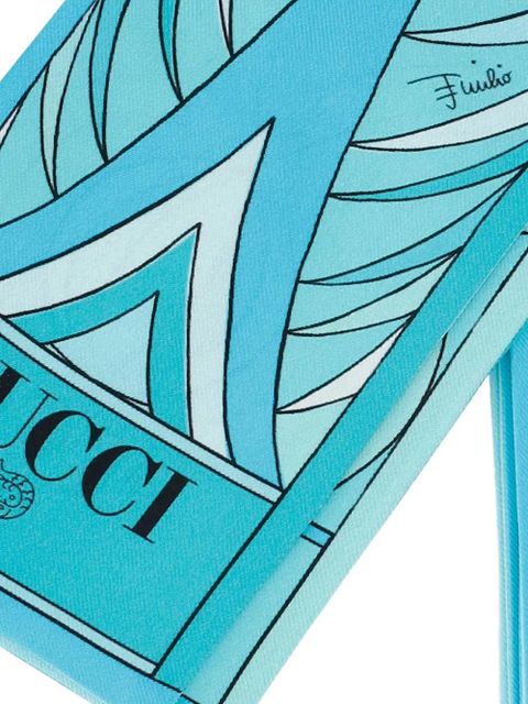 PUCCI printed scarf - Blue - zdjęcie produktu nr 2