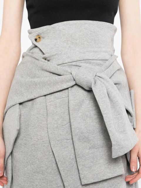 A.W.A.K.E. Mode tie waist trousers - Grey