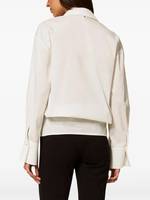 TWINSET logo trousers - Black