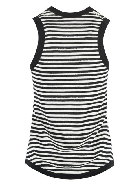 Saint Laurent striped tank top - Black