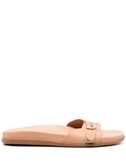 Ancient Greek Sandals Odi buckle-fastened slides - Neutrals - zdjęcie produktu nr 1