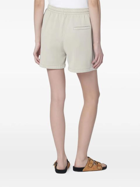 ISABEL MARANT drawstring-fastening logo-detail shorts - Neutrals