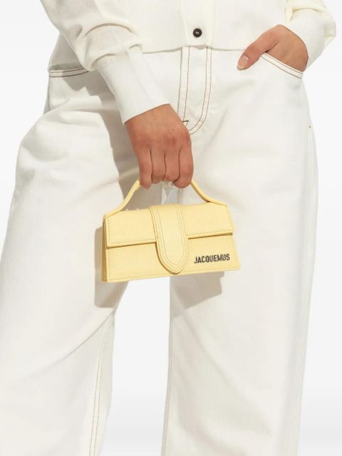 Jacquemus The mini Bambino cross-body bag - Yellow