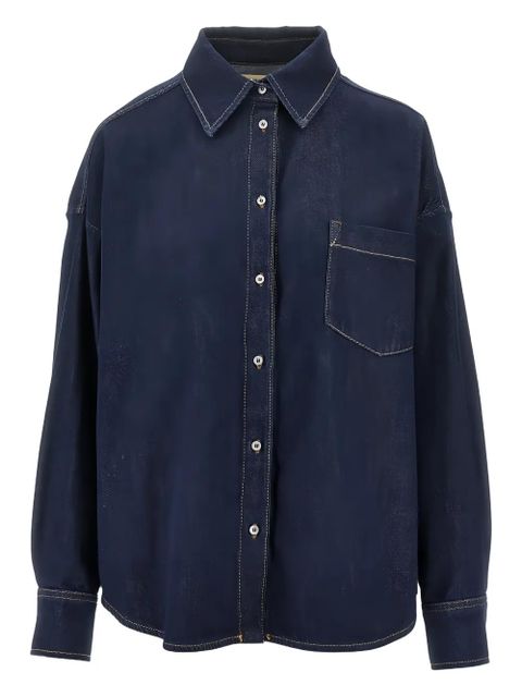Weekend Max Mara buttoned shirt - Blue - zdjęcie produktu nr 1