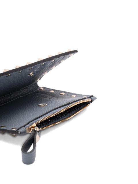 Valentino Garavani studded zip wallet - Grey