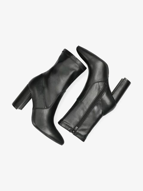 Mexx botki SANNA INDY damskie kolor czarny na słupku lekko ocieplone MI001706953W