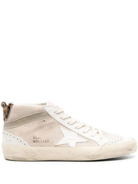 Golden Goose Mid Star suede sneakers - Neutrals - zdjęcie produktu nr 1