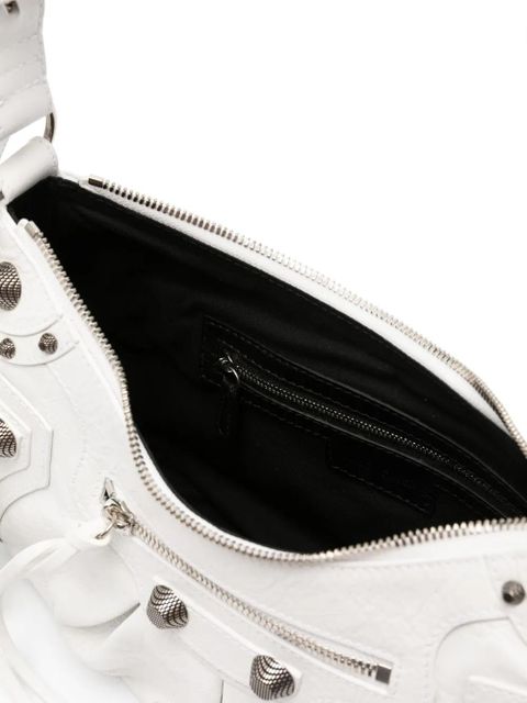 Balenciaga Le Cagole S leather shoulder bag - White - zdjęcie produktu nr 2