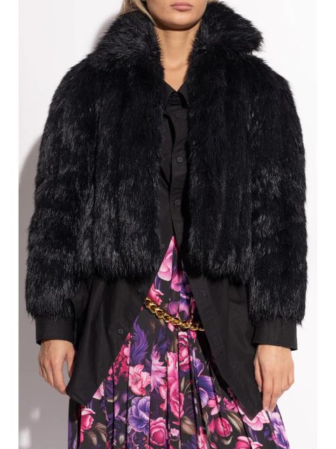 Balenciaga faux-fur jacket - Black