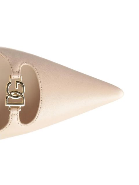 Dolce & Gabbana Lollo slingback heeled pumps - Neutrals