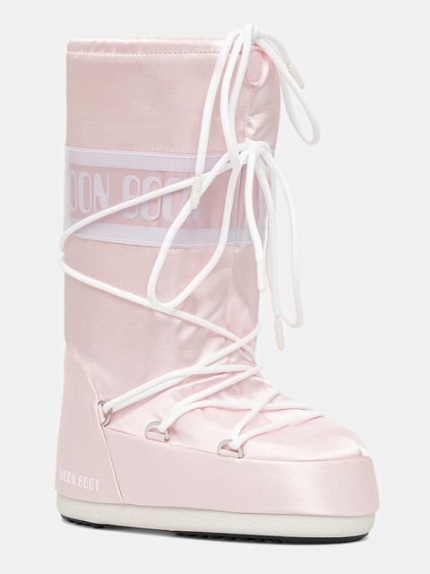 Moon Boot śniegowce MB ICON PEARLY kolor różowy 80D1403060 J032