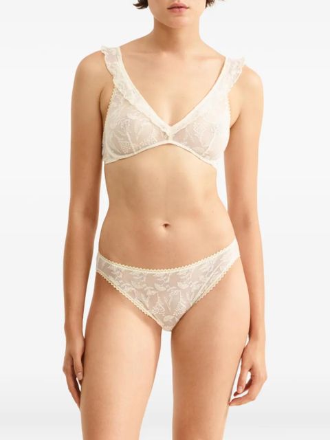 ERES Printanière underwire ruffled bra - Neutrals