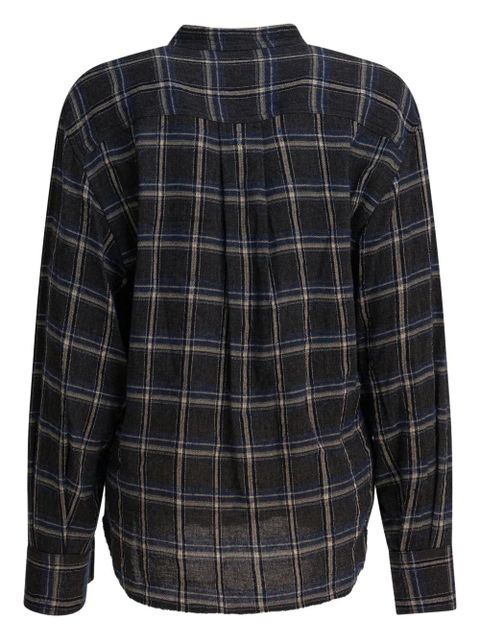 ISABEL MARANT check-pattern blouse - Black - zdjęcie produktu nr 1