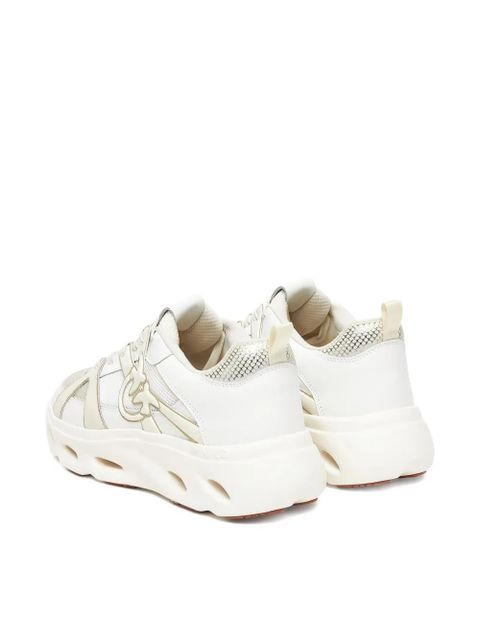PINKO mesh-panels low-top sneakers - White