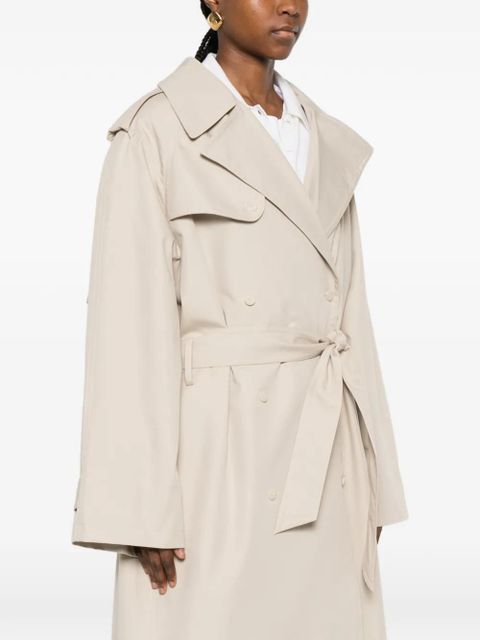 The Frankie Shop Riva belted trench coat - Neutrals