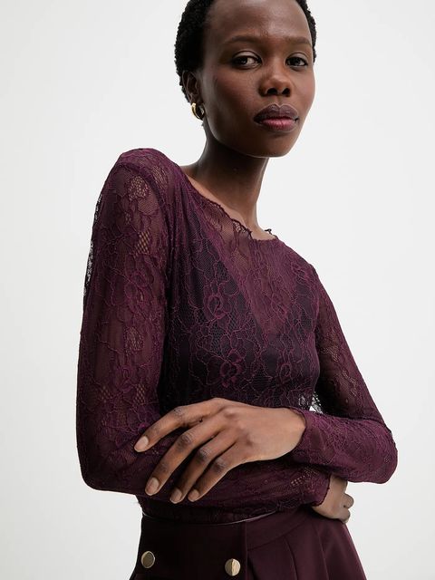 Answear.LAB bluzka damska kolor bordowy - zdjęcie produktu nr 1