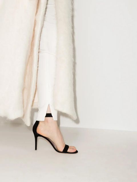 Gianvito Rossi Portofino 85mm suede sandals - Black