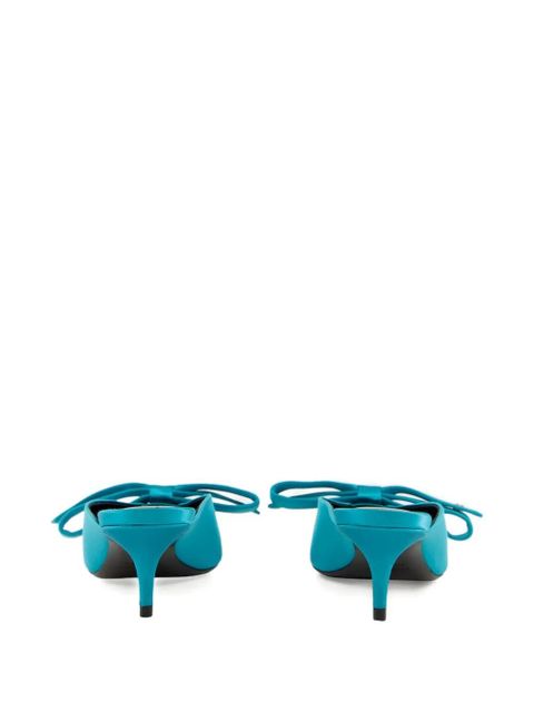 Balenciaga 65mm Nano Bow heeled mules - Blue