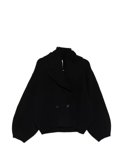 ROTATE BIRGER CHRISTENSEN buttoned cardigan - Black - zdjęcie produktu nr 1