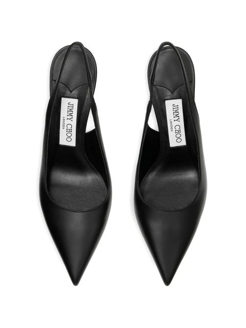 Jimmy Choo Love pointed slingback court pumps - Black