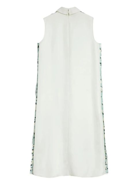 Jil Sander fringe-detailing midi dress - Green