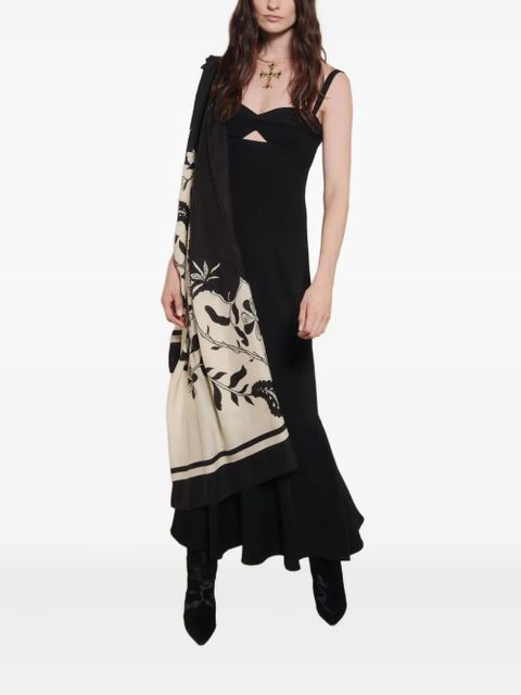 Johanna Ortiz Flowing Fortunes silk shawl - Neutrals - zdjęcie produktu nr 2