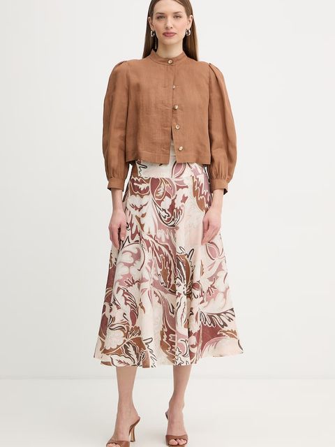 Marella spódnica lniana OSPITE - zdjęcie produktu nr 2