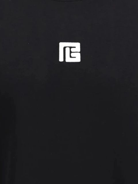 Balmain loose-sleeve T-shirt - Black