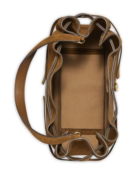 Tory Burch large Romy suede shoulder bag - Brown