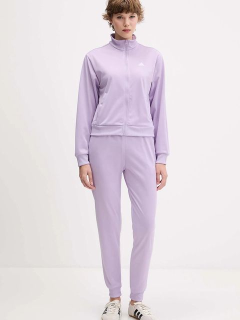 adidas dres Feelcozy damski kolor fioletowy JX0517 - zdjęcie produktu nr 1