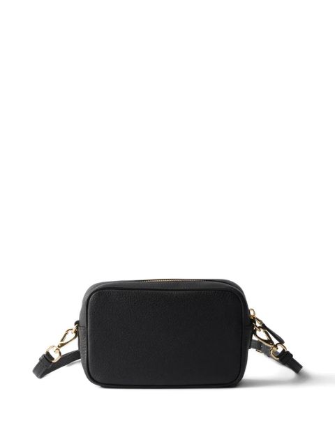 Prada mini leather cross body bag - Black