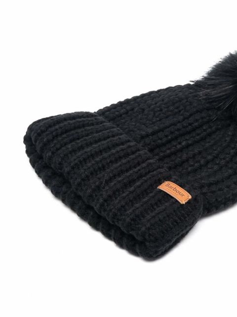 Barbour Saltburn chunky-knit beanie - Black - zdjęcie produktu nr 2