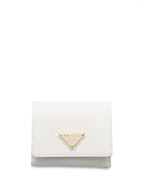 Prada small Saffiano wallet - White - zdjęcie produktu nr 1