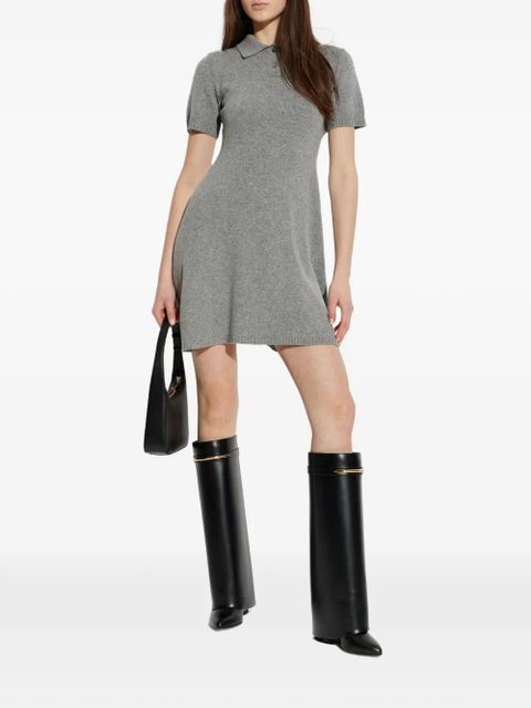 Givenchy polo-collar mini dress - Grey - zdjęcie produktu nr 2