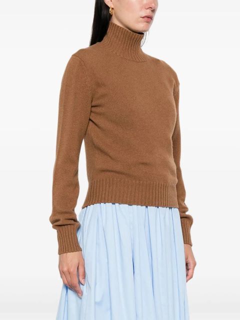 AMI Paris turtleneck sweater - Brown