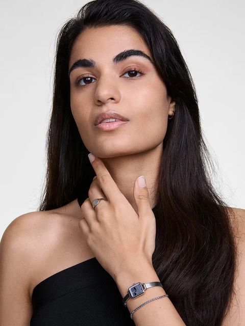 Daniel Wellington zegarek damski kolor srebrny DW00100800