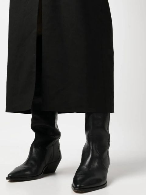 ISABEL MARANT Secia straight skirt - Black