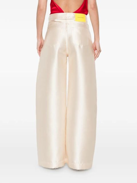 Marques'Almeida satin trousers - Neutrals