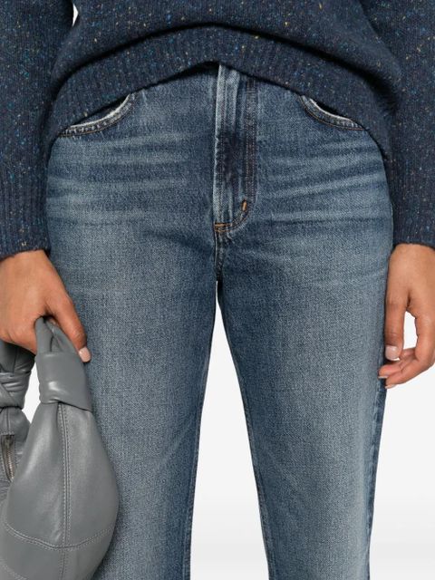 AGOLDE flared regenerative-cotton jeans - Blue