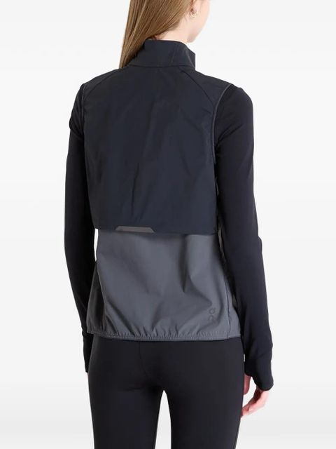 On Running zipped vest - Black