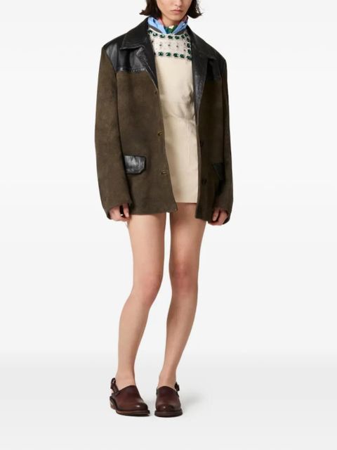 Miu Miu suede jacket - Brown - zdjęcie produktu nr 2