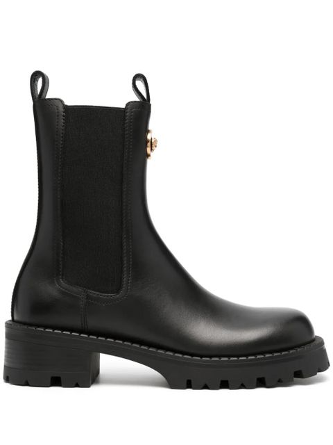 Versace Alia leather Chelsea boots - Black - zdjęcie produktu nr 1