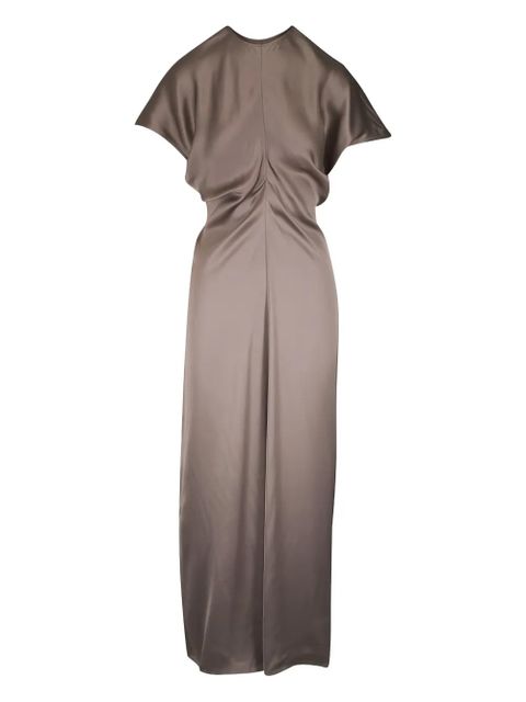 TOTEME slouched-waist maxi dress - Grey - zdjęcie produktu nr 1