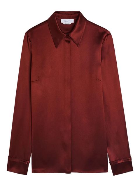 Gabriela Hearst Cruz long-sleeve shirt - Red - zdjęcie produktu nr 2